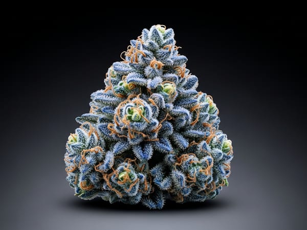 Blue Cake THCa flower — Hybrid, 24.7% THCa