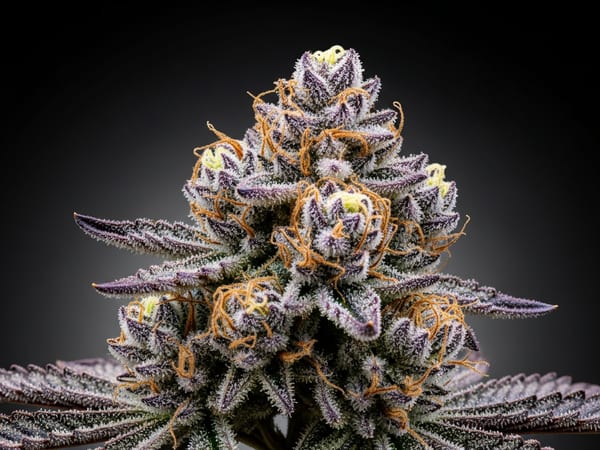 Purple Diamond THCa flower — Sativa, 24.8% THCa