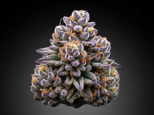 Purple Gold THCa flower — Indica, 26.2% THCa